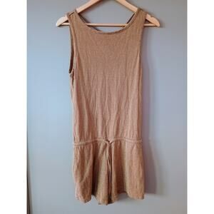 prAna Sylvie boho indie tomatogirl Butterscotch Stripe Hemp UPF 30beachy lounge